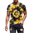 thumbnail image 2 of COSFO Tee Shirts Mens Casual Short Sleeve Workout Tie Dye Graphic Tees Pullover Summer Loose Fit Crew Neck Tops, 2 of 5