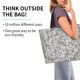 thumbnail image 2 of Balery Silver Glitter Bolsa Tote Estilo Estético con Cremalleras, Bolsa de Hombro, Bolsa de Compras Grande y Plegable, 2 of 8