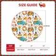 thumbnail image 2 of Xecao Fall Pumpkins And Sunflowers Pattern Christmas Tree Skirt Round Xmas Tree Mat Base Cover for Holiday Home Decorations-48", 2 of 6