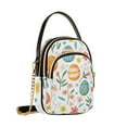 thumbnail image 7 of FORMRS Crossbody Bag for Women Shoulder Cell Phone Purse with Zipper, Floral Easter Eggs, 7 of 7