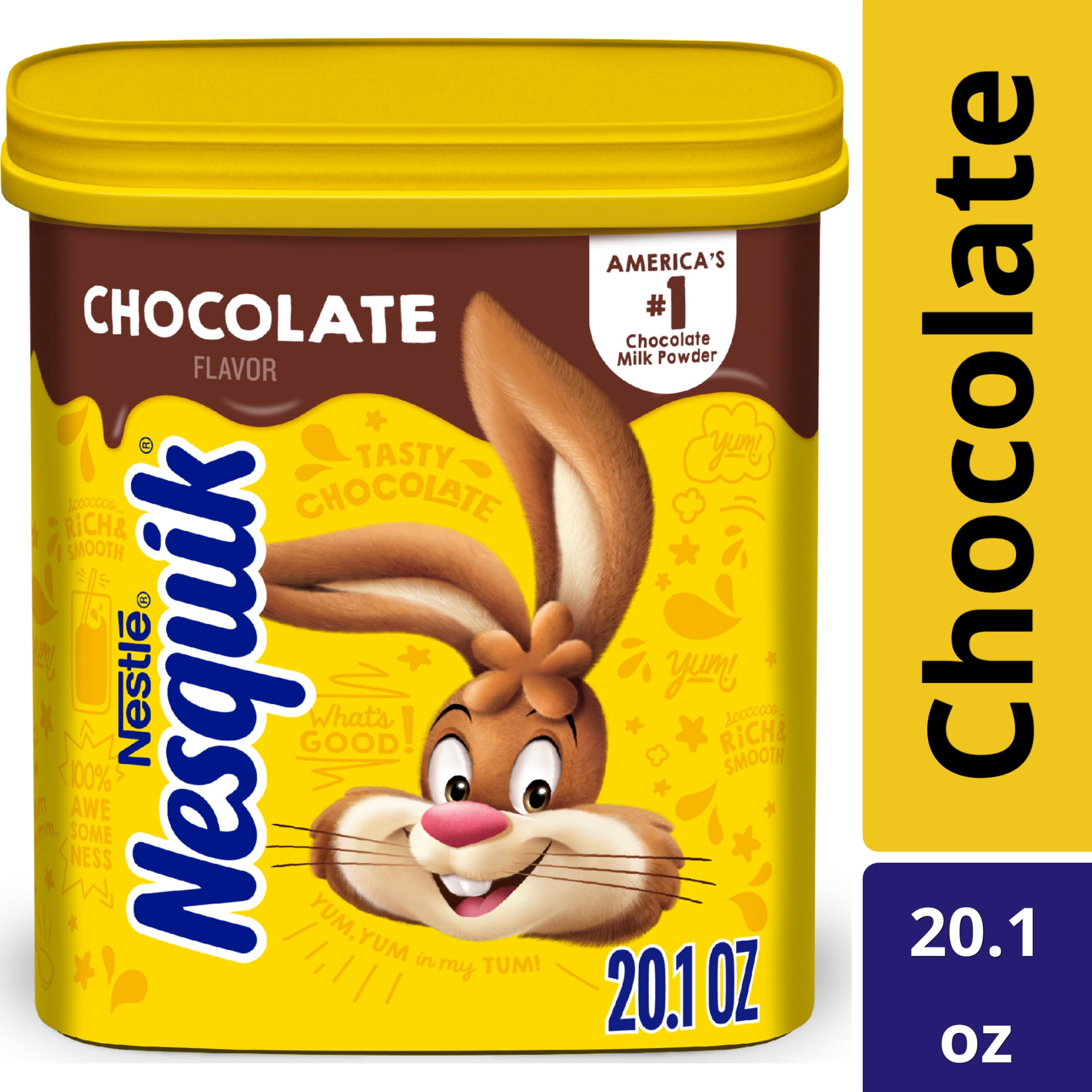 (6 pack) Nesquik Chocolate Flavor Powder Drink Mix, about  43 Servings, 20.1oz 20.1 oz