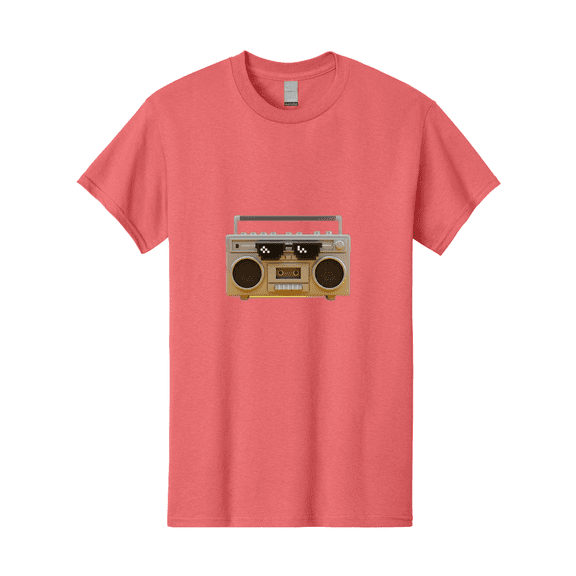 Boombox-2 Mens Graphic Tee, 100% Cotton, Casual Summer Wear BAA183