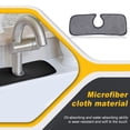thumbnail image 3 of destyer Tapis Absorbant Portable Lavable Anti-Éclaboussures Type Entourant Intérieur Salle de Bain Comptoir RV Séchage Accessoires 38x13CM, 3 of 9