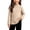 21-Camel, variant on Girls Raglan Sleeve Shirt Solid Long Sleeve Mock Neck Ruffle Trim T Shirt Trendy Fall Winter Casual Loose Fit Fashion Blouse