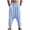 Light Blue, variant on Mens Linen Harem Drop Pants Drawstring Elastic Waist Pocket Tapered Ankle Bottoms Stretchy Boho Hippie Casual Loose Baggy Trousers