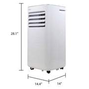 Soleus Air 10,000 BTU DOE Rated Portable Air Conditioner w/ Turbo Cool and MyTemp Remote Control