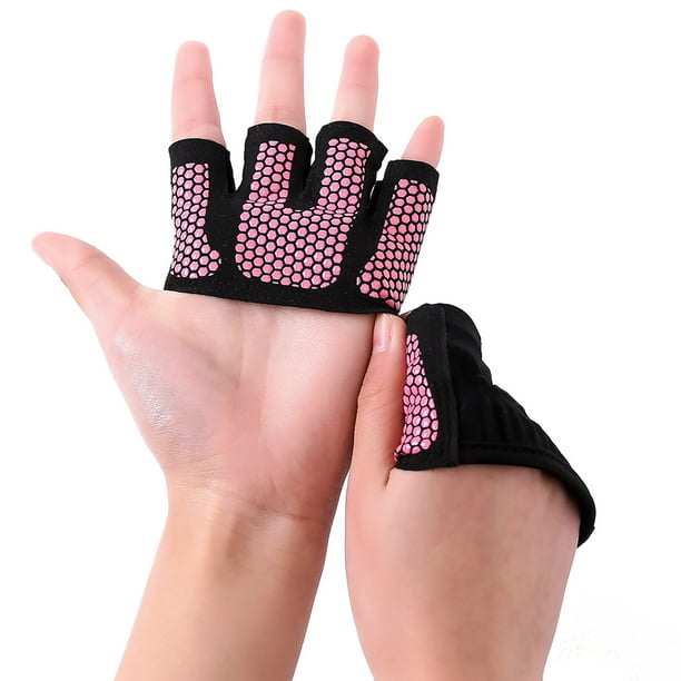Bangcool 1 paire de gants de remise en forme anti-glisse demi-doigt gants  de musculation gants de sport 