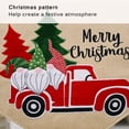 thumbnail image 4 of Adornos Navideños Mantel De Camino De Mesa De Coche De Bosque Suave Exquisito Papá Noel Que Viste El Tapete De Mesa Con Patrón Exquisito Para Fiesta Camping Interior Methold HA016600-00, 4 of 6