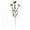 B, variant on Leutsin Red White and Blue Flowers, Artificial Mixed Patriotic Flower Silk Bouquet for Memorial 4th of July Independence Day Centerpiece Table Home Decor Cemetery Grave Decorations (C)