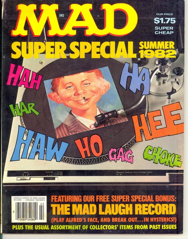 MAD Magazine Vintage Collectible Super Special Summer 1982