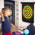 thumbnail image 6 of Dart Board, Double Sided Foldable Target Game with 4/6 Strong Darts, Indoor Outdoor Camping Party Activity, Easter Basket Stuffers Birthday Gift, 6 of 8