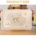 thumbnail image 6 of EuChoiz Silicone Pastry Mat 24" x 16" Non Stick Baking Mat Food Grade Silicone Rolling Dough Mat, 6 of 9