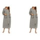 thumbnail image 1 of Qarigey Poliéster Mujer Vestido de noche Reemplazo casual Manga larga Cremallera Rebeca transpirable Ropa de dormir Ropa de dormir Gris Gris S 2Conjunto, 1 of 6