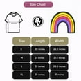 thumbnail image 6 of BROOKLYN VERTICAL Pride Short Sleeve T-Shirt, Rainbow Heart Design, Inclusivity Messages (US, Alpha, X-Large, Regular, Regular, Print 2), 6 of 6
