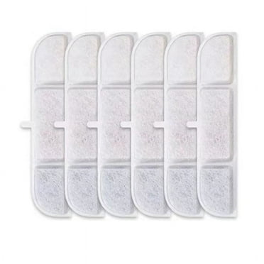 6 Activated Carbon Filter for Cat Water Fountain WFP6 Replacement Filters for Pet Automatic Drinking Fountain