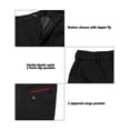 thumbnail image 5 of Little Donkey Andy Mens Waterproof Breathable Rain Pants Lightweight Quick Dry Stretch Golf Hiking Pants Black S, 5 of 7