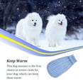 thumbnail image 3 of Methold Cachorros Camisa Ropa Suavidad Dulce Regalo Mascotas Suministros Cachorros Ropa Cachorro Chaleco Espesar Disfraces Traje Perros Suéter Ropa para mascotas Azul claro SG Methold PT003802-40B, 3 of 6