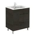 thumbnail image 4 of Ws Bath Collections Elegance 80 Elegance 31-1/2" Single Vanity Cabinet Only - Wenge, 4 of 7