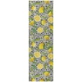 thumbnail image 2 of Addison Rugs Dream Shag Premium Machine Washable Transitional Lemons Yellow Runner Rug, 2'3" x 7'6", 2 of 8