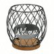 thumbnail image 1 of Letter Design Coffee Capsule Holder Hollow Iron Rack Snacks Candy Metal Storage Basket - Black Coffe, 1 of 5