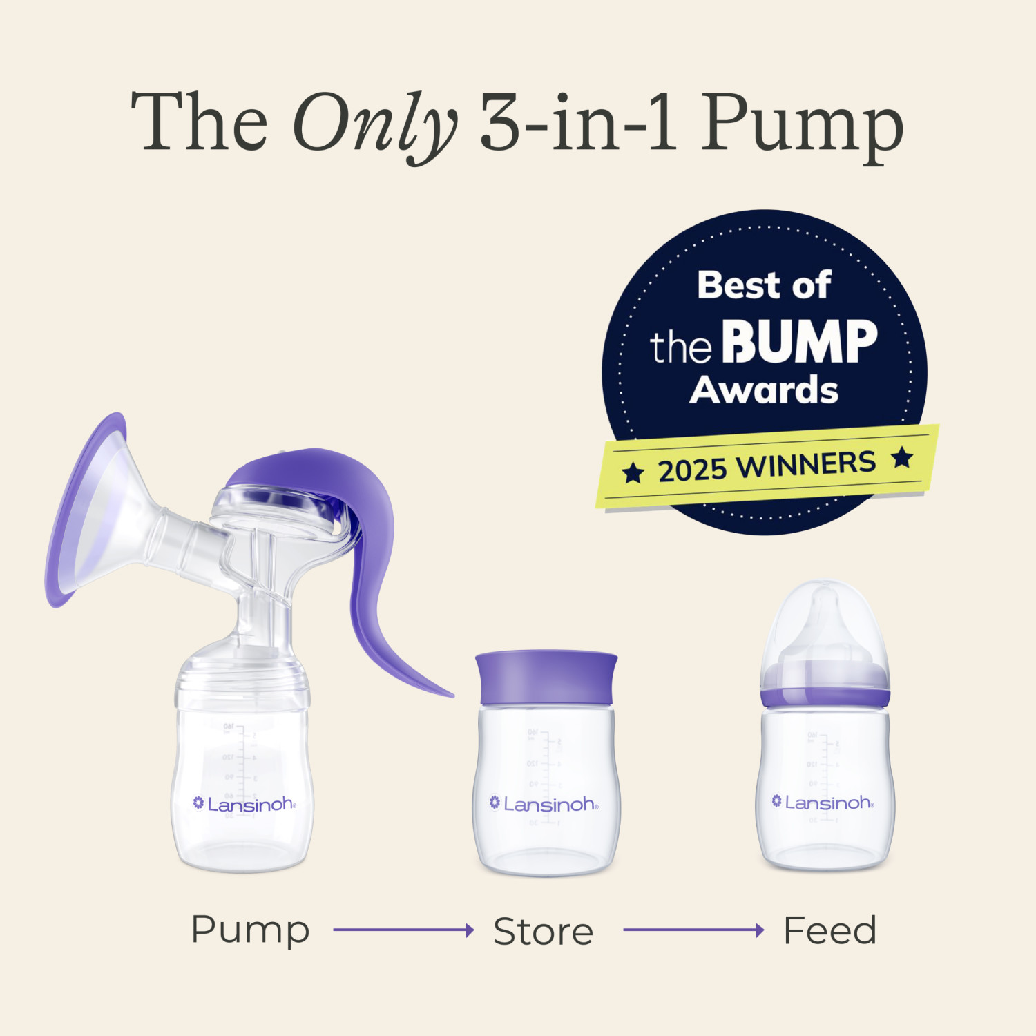 Lansinoh Manual Breast Pump with Two Pumping Modes photo 4
