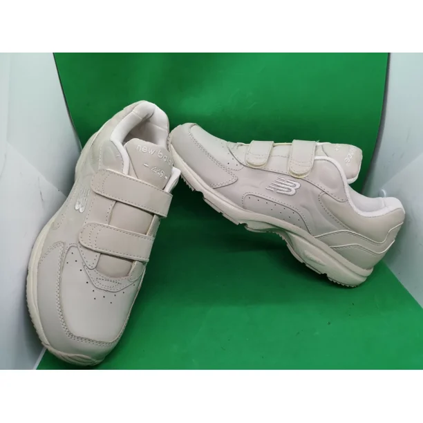 New Balance 445 Walking Shoes Beige CMW445BV Mens Size 9.5 D Sneakers