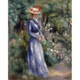 thumbnail image 2 of Woman In a Blue Dress Poster Print by Pierre-Auguste Renoir, 2 of 2