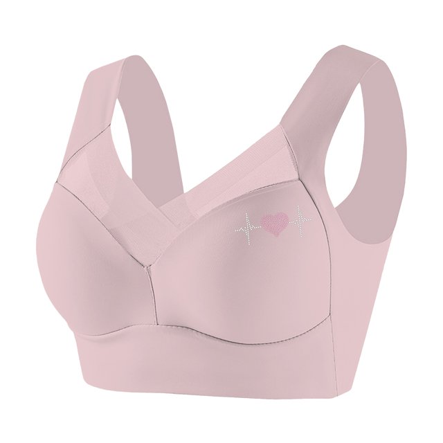 Grande Taille Sans Armature Débardeur en Dentelle sous-Vêtements Côtés Fins Côtés Seins Rassemblés Soutien-Gorge Ajustable