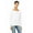Solid White Triblend, variant on Bella + Canvas Women's Sponge Fleece Wide-Neck Sweatshirt