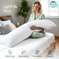 thumbnail image 4 of Funda de almohada corporal Beddingstar, 100% algodón egipcio, 600 hilos, 4 of 7