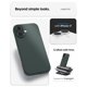 thumbnail image 2 of Funda Spigen para iPhone 17 Liquid Air TPU Verde Militar, 2 of 7