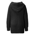 thumbnail image 5 of Vedolay Women's Knit Cardigan Sweater 2023 Long Sleeve Solid Color Jacket Coat Black,One Size, 5 of 5
