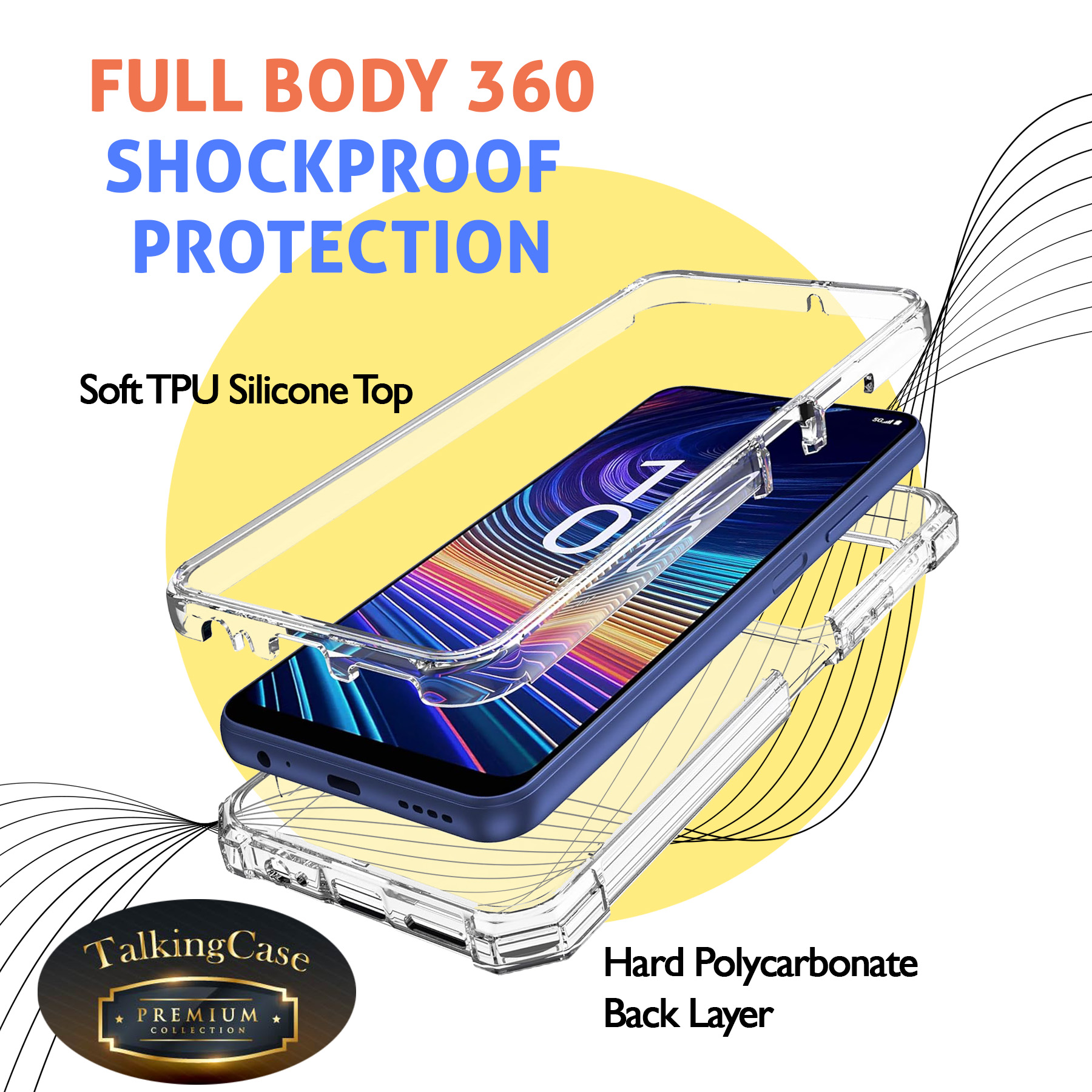 TalkingCase Full Body Phone Case Compatible for Boost Celero 5G 2024 ...