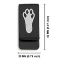 thumbnail image 2 of Stainless Steel Rabbit’s Foot Good Luck Charm Classic Slim Money Clip Credit Card Holder, 2 of 2