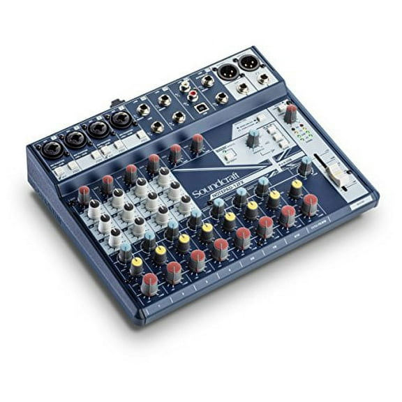 Soundcraft Notepad-12FX Small-format Analog Twelve-Channel Mixing Console with USB I/O and Lexicon Effects (5085985US)
