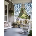 thumbnail image 4 of nqOlkjepod Outdoor Curtains for Patio Waterproof, Eucalyptus Blue Outdoor Privacy Panels Grommet, Farmhouse Leaves Summer Spring Blackout Outside Curtains for Porch/Cabana/Pergola 54"x84", 1 Panel, 4 of 8