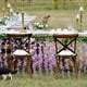 thumbnail image 5 of Guirnalda de glicinas de seda artificial - Enredaderas de flores colgantes artificiales de 6,56 pies para bodas, jardines y decoración del hogar - azul, blanco, beige, 5 of 6