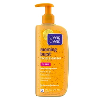 Clean & Clear Morning Burst Oil-Free Gentle Daily Acne Face Wash, 8 fl. oz