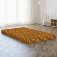 thumbnail image 5 of Cat Foldable Mattress, Orange Cheerful Kitties, 78.7" x 47.2", Umber Marigold, by Ambesonne, 5 of 6