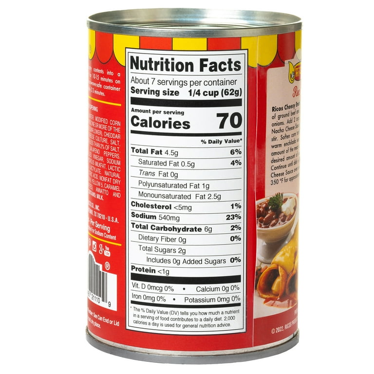 Ricos® Gourmet Nacho Cheddar Cheese Sauce, 15 oz, Shelf-Stable