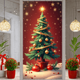 thumbnail image 3 of Decorative Design Christmas Tree Festive Decoration Holiday Banner for Christmas Party Family Celebration Winter Event, 3 of 9