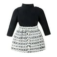 thumbnail image 6 of ZRBYWB Toddler Girl Outfits Winter Long Sleeve Ribbed Tops Plaid Skirt 2 Piece Outfits Clothes Set Fashion, 6 of 7