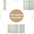 6 Panel Room Divider Wood Room Dividers and Folding Privacy Screens