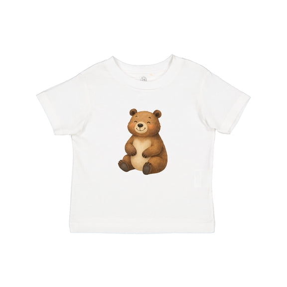 Inktastic Cute Brown Bear Boys or Girls Toddler T-Shirt
