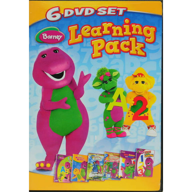 Barney: Learning Pack (6-Disc Set) (Full Frame) - Walmart.com