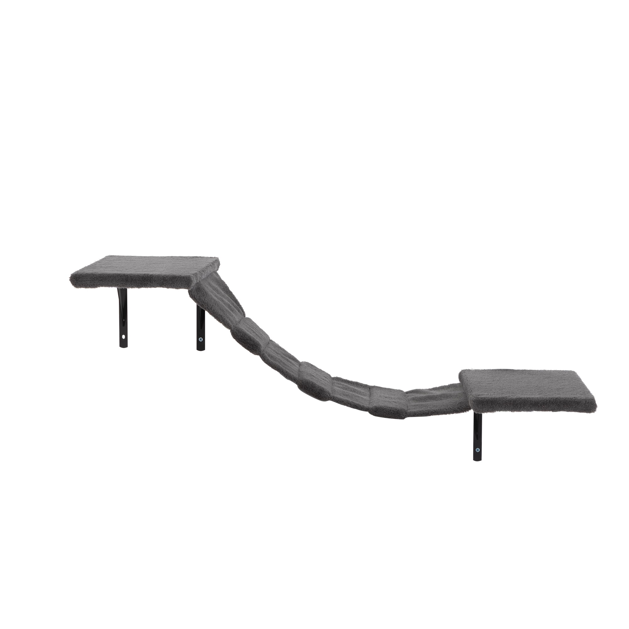 resenkos Cat Wall Shelves and Perches Set of 5, Sleeping Playing Lounging Climbing Cat Tree House, Gray