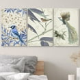 thumbnail image 3 of wall26 Canvas Print Wall Art Set Tropical Bluejay &amp; Peacock with Typography Animals Wildlife Watercolor Modern Art Rustic Colorful Multicolor Pastel for Living Room, Bedroom, Office - 16"x24, 3 of 5