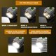 thumbnail image 3 of Linterna LED recargable de alta potencia y alto lumen, batería de litio 18500, superbrillante, escalable y potente, ideal para lámparas de xenón de plástico., 3 of 9