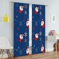 thumbnail image 2 of Goory 2PCS Rideaux de Luxe Décoration à la Maison Longs Rideaux de Noël Rod Fenêtre Rideaux Traitements Chambre Style-E W:41 "x H:91", 2 of 6
