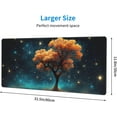 thumbnail image 4 of Tree Sky Mouse Pad Large Extended Desk Mousepad Mat XL Non-Slip 31.5 X 11.8 in Long Keyboard Pads Base Stitched Edge for Home Gaming Office Work, 4 of 6